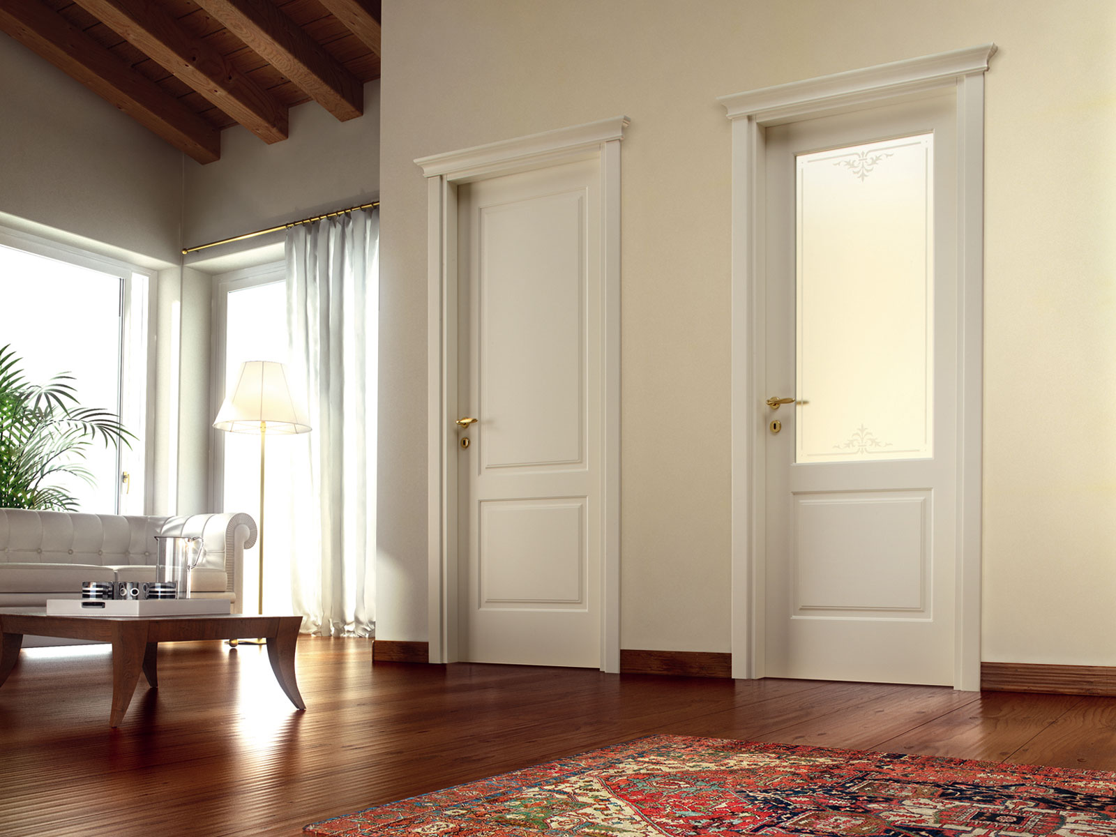Цвет двери фото. Двери межкомнатные белые. Белые двери в интерьере. Белые классические двери в интерьере. Белая деревянная дверь.