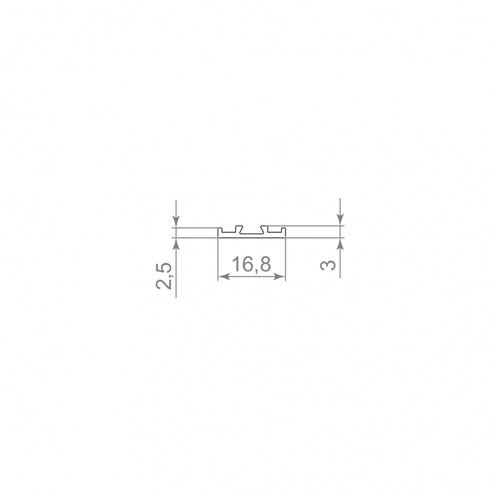 Декоративная крышка SLD.Scope 17/3/3200 cover BL (3,2 м)