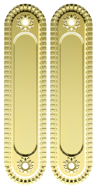 Ручка для раздвижных дверей SH.CL152.010 (SH010/CL) GOLD-24 золото 24К