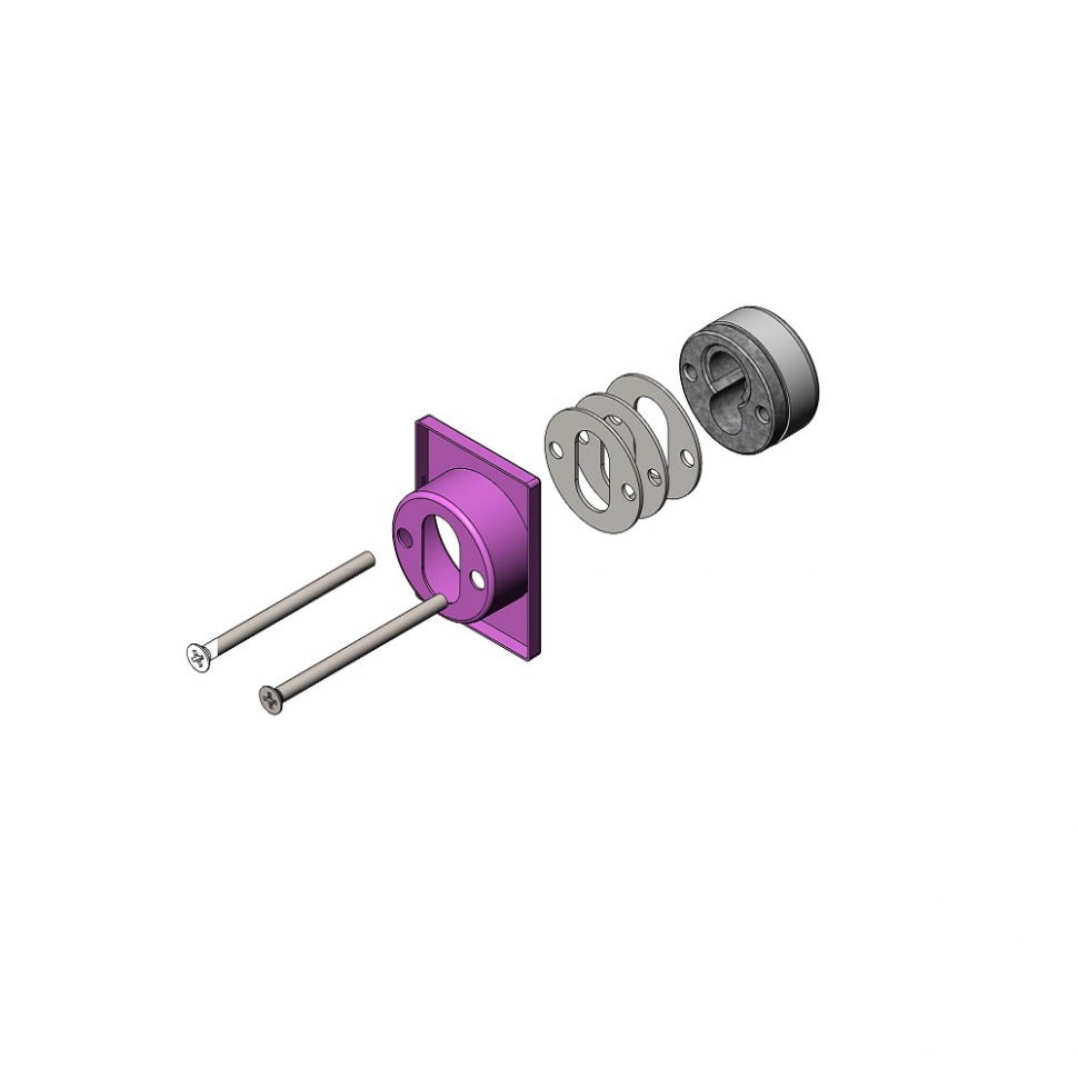 Броненакладка DEF.RL/K.4286 (DEF 4286 RL) CP-8 хром