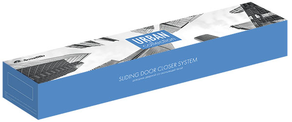 Доводчик дверной со скользящей тягой DCSLIDER85 (DCS-85) WH (белый)