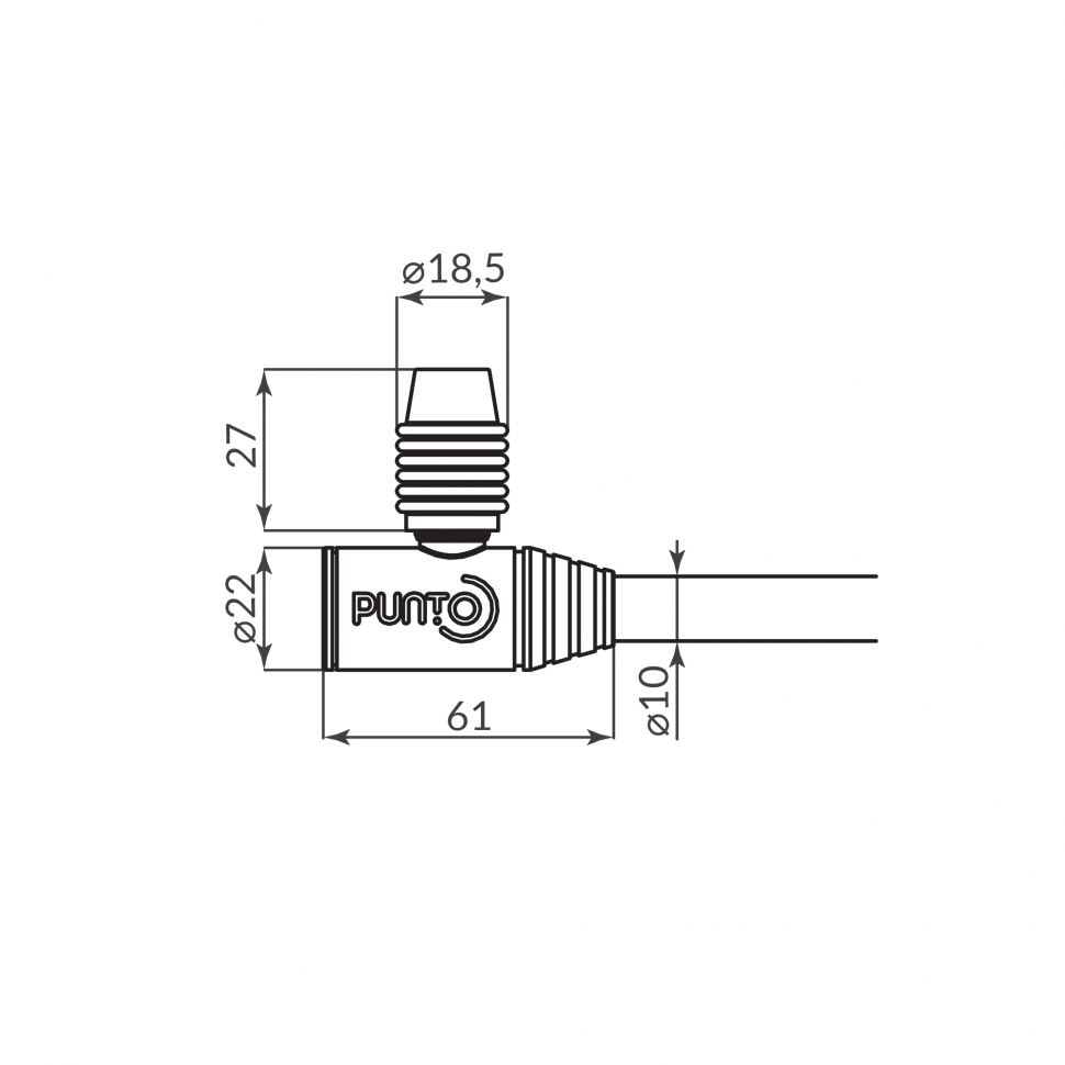 Замок тросовый PK-BIKE-1080-KEY (10х800) 2key/подвес