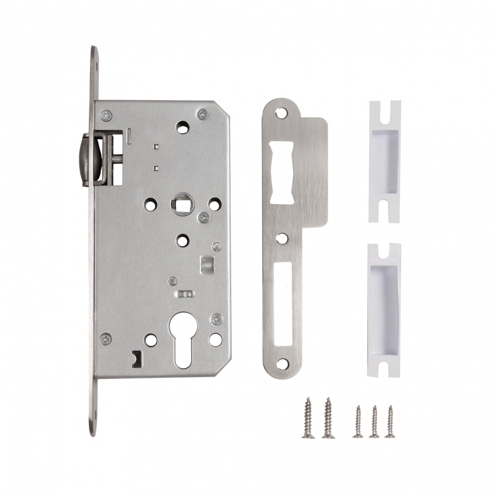 Замок врезной DD.INOX/C-55.72/R с роликовой защелкой