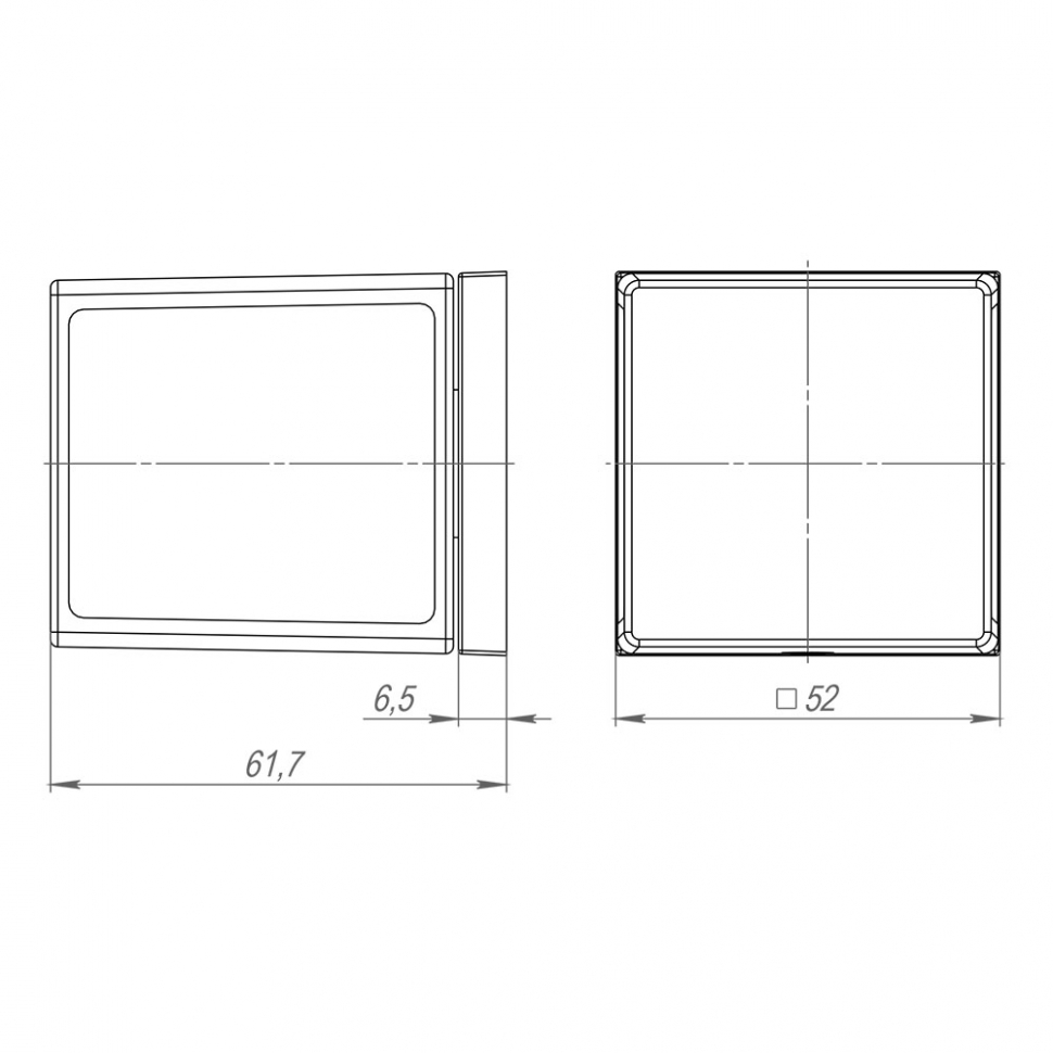 Ручка раздельная K.ART52.SYMMETRY BL-26 черный