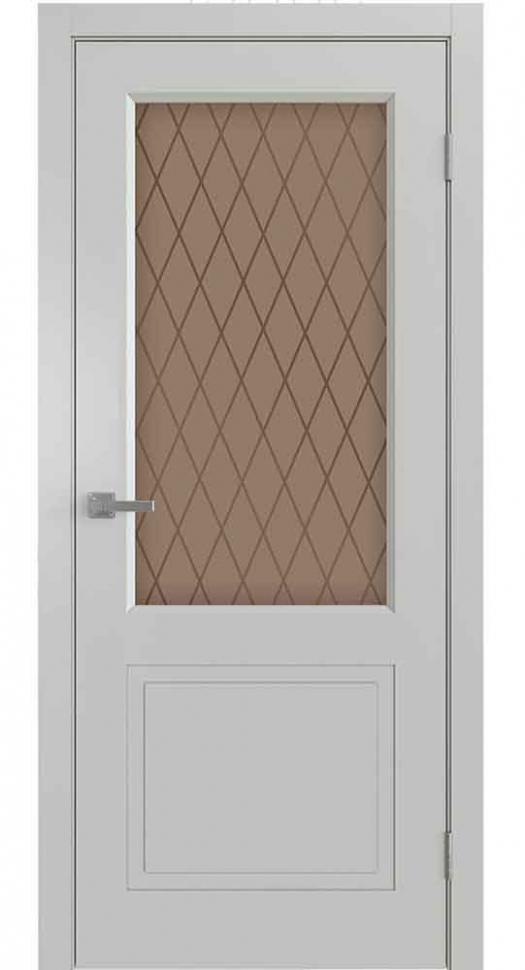 Дверь межкомнатная  ЧФД+ НЛ 1002-1