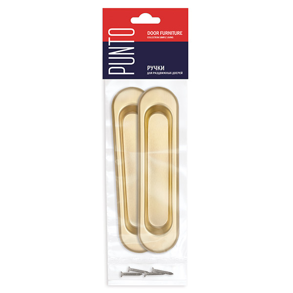Ручка для раздвижных дверей SH.SL152.010 (Soft LINE SL-010) SG матовое золото