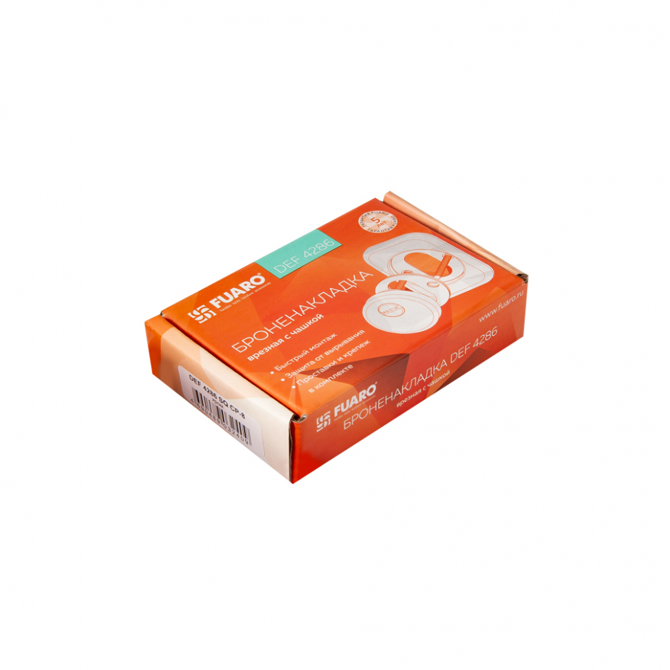 Броненакладка DEF.XL/K-EXT.4286 (DEF 4286 SQ XL) SSC-16 сатинированный хром