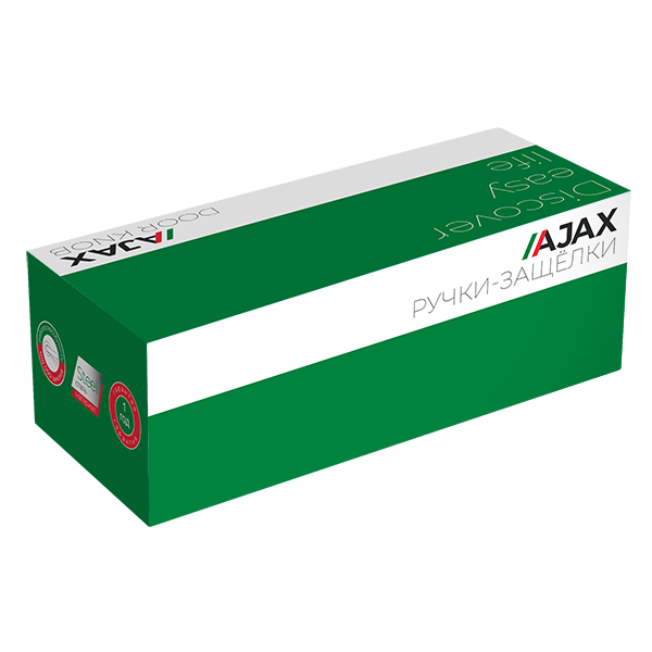 Ручка защелка DK682 CP-BK (6082 CP-B) (фик.) хром
