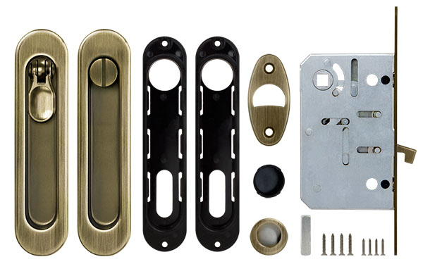 Набор для раздвижных дверей SH.LD152.KIT011-BK (SH011-BK) AB-7 бронза