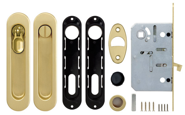 Набор для раздвижных дверей SH.LD152.KIT011-BK (SH011-BK) SG-1 матовое золото